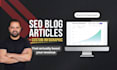 write wordpress and wix SEO blog articles