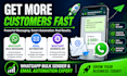 be your whatsapp bulk sender, email automation, whatsapp business api promotion