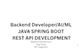 do java ai ml phyton development