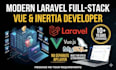 develop laravel inertia vue js application and fix bugs