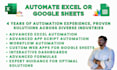 automate excel and google sheets