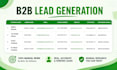 do b2b lead generation , web research, prospect list building