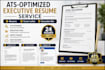write a professional executive bio for recruiters