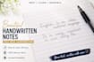 write neat handwritten letters, notes, and assignments
