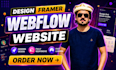 design, redesign webflow website, webflow landing page, figma to webflow