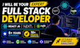 build your custom full stack website as expert react js next js developer