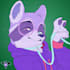 draw a stylized furry character illustration