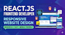 develop responsive websites using react js, HTML, CSS and javascript