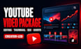 edit and optimize your youtube video, thumbnail, SEO and shorts
