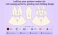 be your pattern maker for cad sewing patterns, grading and clothing design