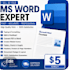 do ms word typing, PDF to word, formatting in 24hours