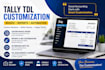 do tally tdl customization, invoice design and automation