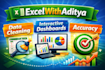 create excel dashboard, reports, and automation
