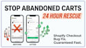 fix your shopify store checkout abandonment in 24hours