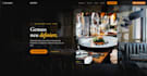 modern custom website local business restaurant