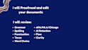 proofread and edit your english documents