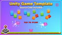 provide a unity 2d endless dodge game template source code included