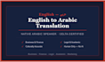 translate english documents to fluent professional arabic
