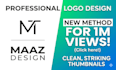 design professional logo and yt thumbnails