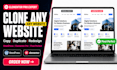 clone design wordpress website using elementor, elementor pro elementor expert