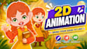 create 2d animation for children content