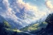 design amazing fantasy landscape