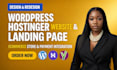 create wordpress website with elementor