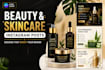 design beauty and skincare social media posts in canva