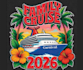 design unique tropical boat ship logo