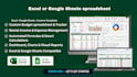 create a custom excel spreadsheet, budget spreadsheet, google rental spreadsheet