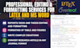 do latex overleaf document formatting and conversion
