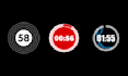 create countdown timer clock animation