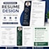 design a professional resume or CV using canva