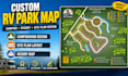 design professional rv park, campground, site map and layout plan