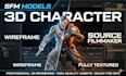 create sfm models, source filmmaker characters and animations