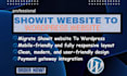 design showit website redesign template migrate showit website to wordpress