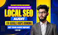 do local SEO audit and fix google maps ranking with gbp optimization