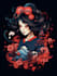 make a japanese t shirt illustration
