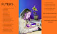 design modern business flyer