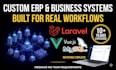 develop custom laravel erp system and business web application