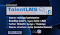 do professional book author website online course talentlms elearning site