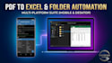 convert any PDF to excel and automate data entry
