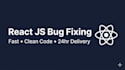 fix bugs and errors in your react js, next js or node js application