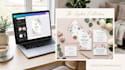create etsy wedding invitation templates canva editable template sets