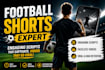 create viral football shorts scripts and video clips