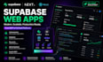 build supabase web app with nextjs, auth, api and stripe