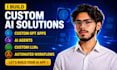 develop custom gpt apps, ai chatbot, ai agents using openai langchain python