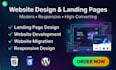 do landing page, web development, website migration