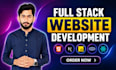 build custom website as full stack web developer with ai, website develop