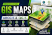 create your map by using arcgis